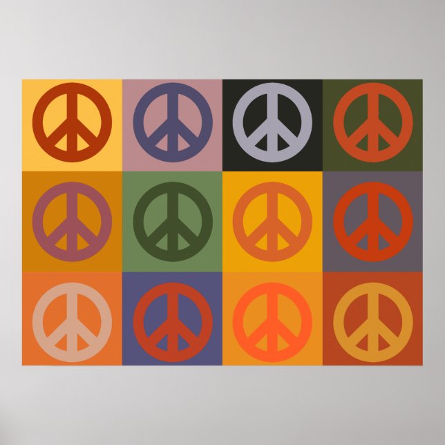 Poster Homenagem a Wassily Kandinsky, Sinal de Paz (Frente)