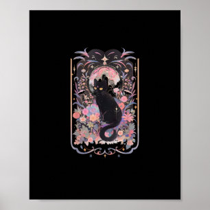 Poster Homens Academia Cottagecore de Gatos Goblincore Br