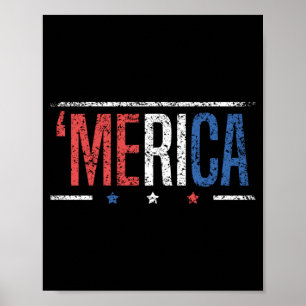 Poster Homens América Patriótico Independência EUA