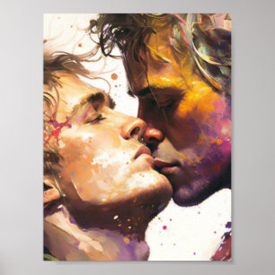 Poster Homens apaixonados