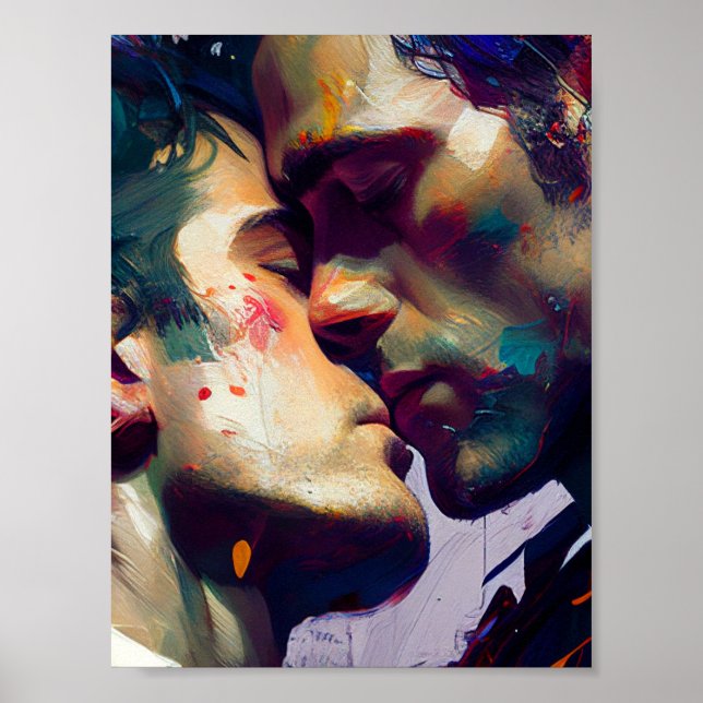 Poster Homens apaixonados (Frente)