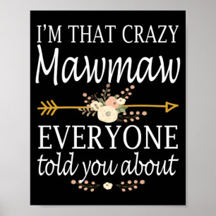 Poster Homens Aquela Louca Mawmaw que Todos Falaram Sobre