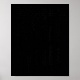 Poster Homens Bandeira Americana Preta e Branca
