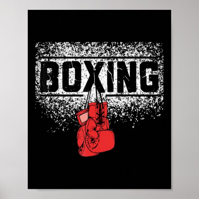 Poster Homens Boxer Vintage Boxvers Boxing (Frente)