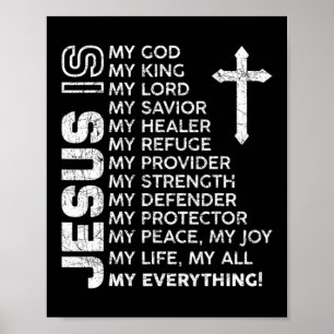 Poster Homens Cristãos Crianças Jesus T-Shirt Você é um P