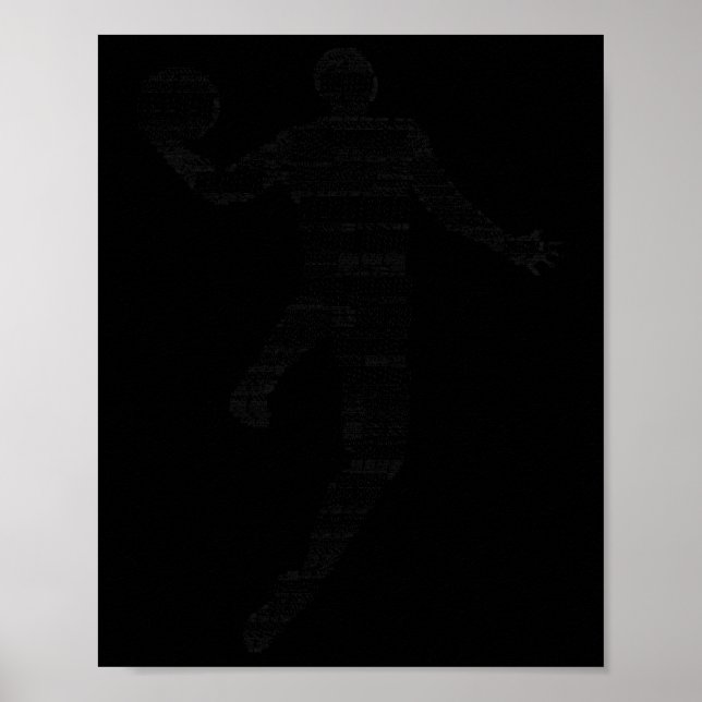 Poster Homens de Basquete 3 (Frente)