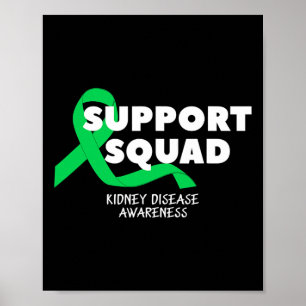 Poster Homens de Esquadrão de Apoio à Consciência da Doen