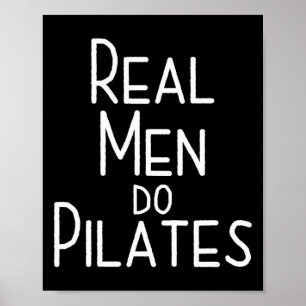 Poster Homens de Verdade Fazem Pilates