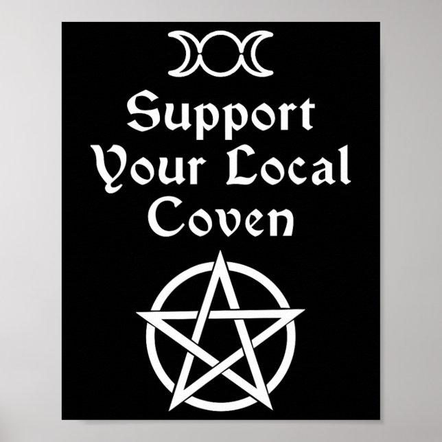 Poster Homens do Figurino das Bruxas do Halloween (Frente)