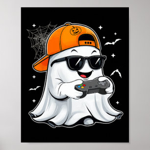 Poster Homens do Jogo Fantasma Assustadores do Halloween