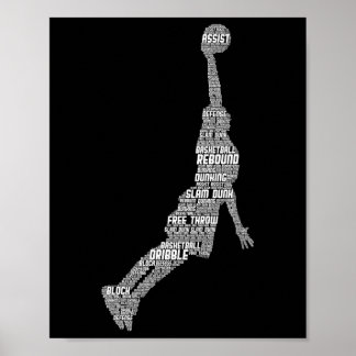 Poster Homens do treinador do jogador Bysketbyll