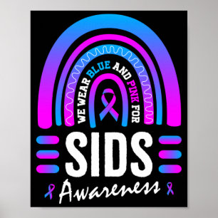 Poster Homens Em Outubro Usam Rosa Azul Para Conscientiza