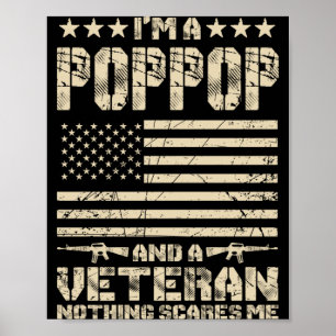 Poster Homens Eu Sou Um Poppop E Um Veterano Nada Es Me O