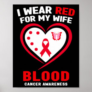 Poster Homens Eu Uso Vermelho Para a Minha Esposa Conscie