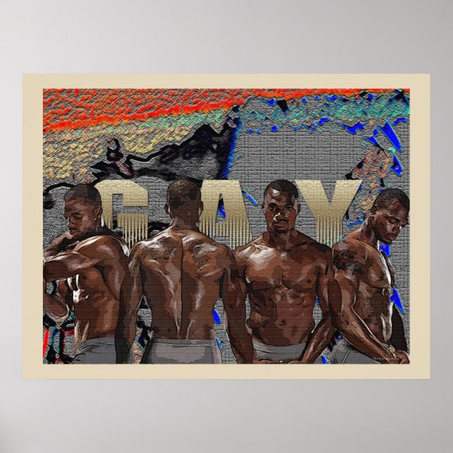 Pôster Homens gay (Frente)