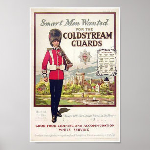 Pôster Homens Inteligentes Britânicos Queriam a Coldstrea