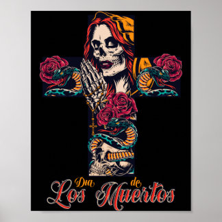 Poster Homens La Calavera De La Catrina - Dia De Los