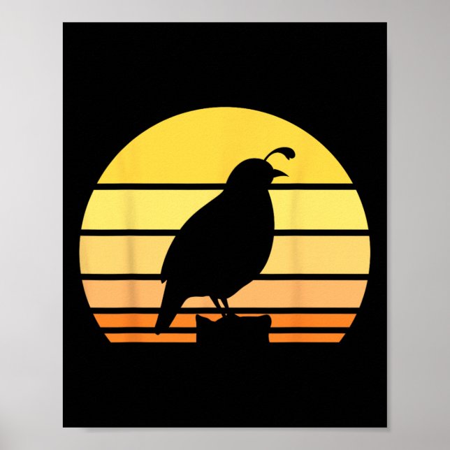 Poster Homens legal de Arte Quail Mulheres Caçadoras de P (Frente)