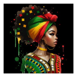 Pôster Homens Melanin Homens História Negra Crianças