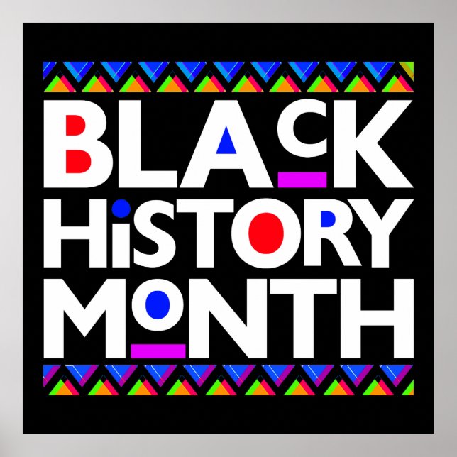 Poster Homens Melanin Homens História Negra Crianças (Frente)