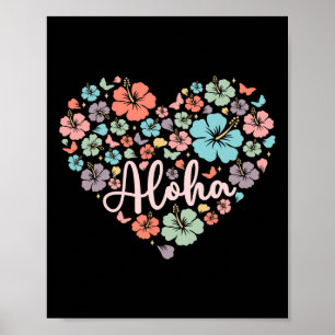 Poster Homens Mulheres Aloha Havaiana Frota Na Família