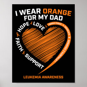 Poster Homens Mulheres Crianças Eu Visto Laranja Para Meu
