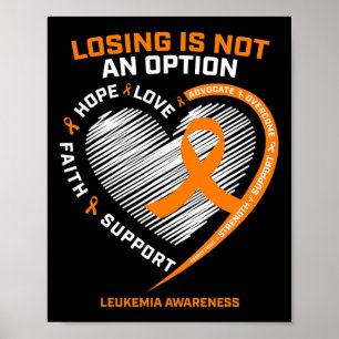 Poster Homens Mulheres Crianças Leucemia
