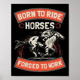 Poster Homens Presentes Do Pano Equestre Rapariga Equestr