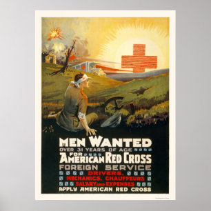 Poster Homens queridos para o serviço estrangeiro da cru