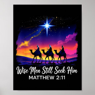 Poster Homens Sábios Antigos Ainda O Procuram Jesus Fé 3