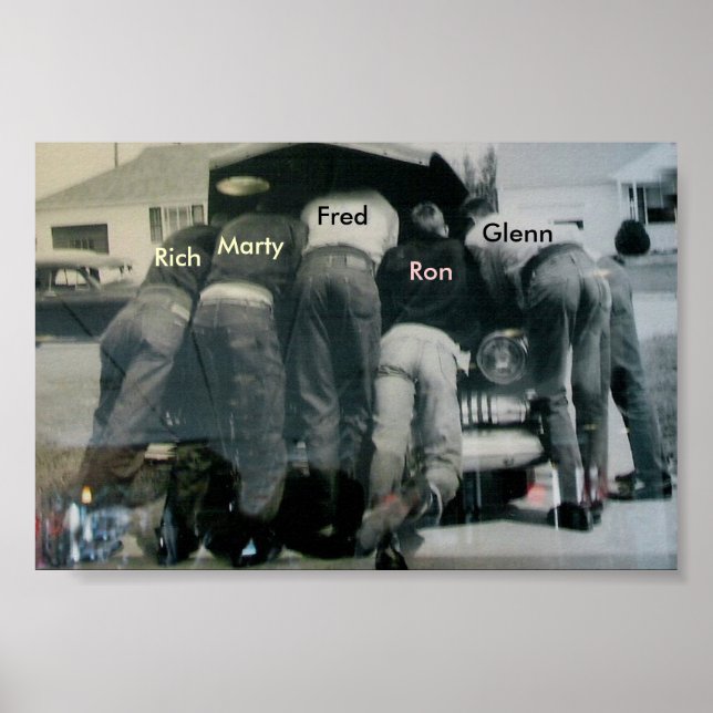 Pôster Homens Sob Capuz (Frente)