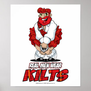 Poster Homens Verdadeiros Vestem Mattes