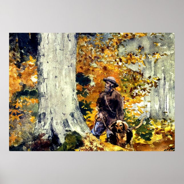 Poster Homer - Adirondack Woods (Frente)