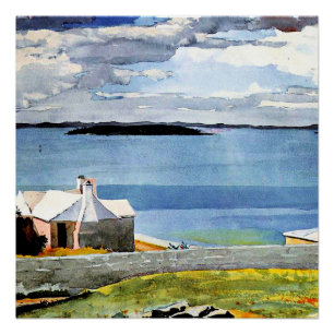 Pôster Homer - Água Interior, Bermudas