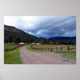 Pôster Homestead no Colorado USA Canvas Print