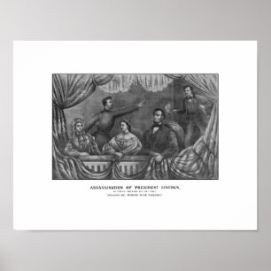 Pôster Homicídio do presidente Lincoln