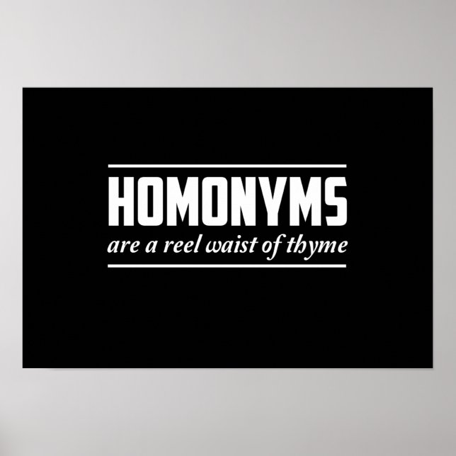 Pôster Homônimos (Frente)
