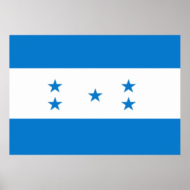 Pôster Honduras Flag (Frente)