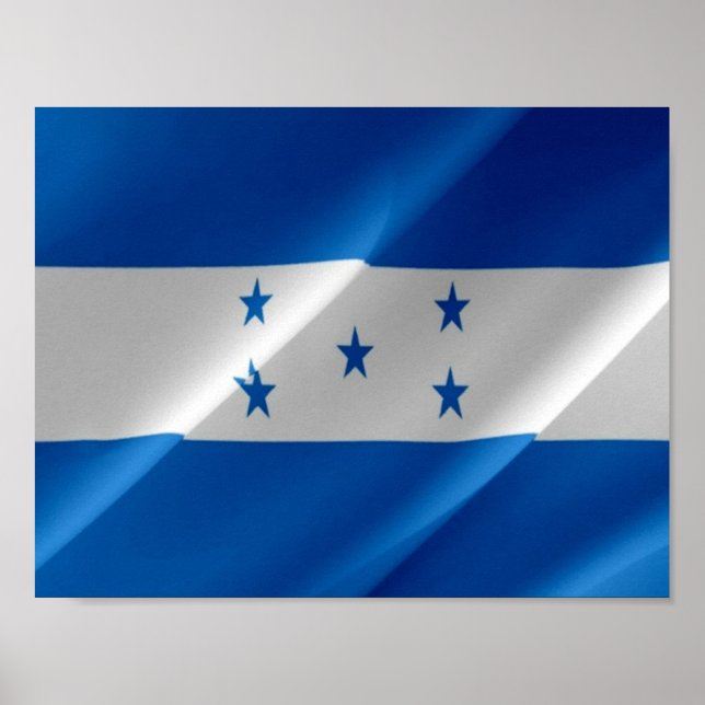 Poster Honduras - Honduregna flag - (Frente)