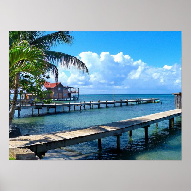 Pôster Honduras - Praia de Roantan (Frente)