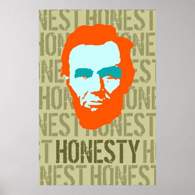 Pôster Honest Abe (Frente)
