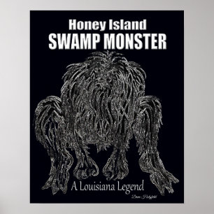 POSTER HONEY ISLAND SWAMP MONSTER A LOUISIANA LEGENDA