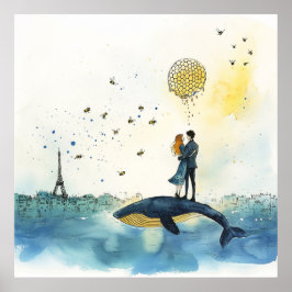 Poster Honey-Moon em Paris