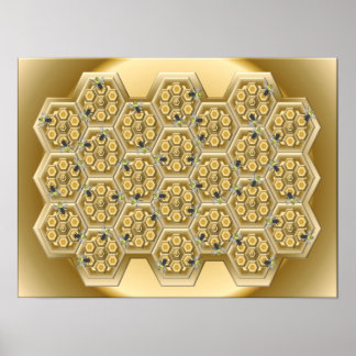 Pôster Honeycomb