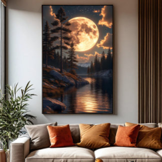 Poster Honeymoon Moon at Dusk