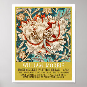 Poster Honeysuckle Pattern - Design de William Morris