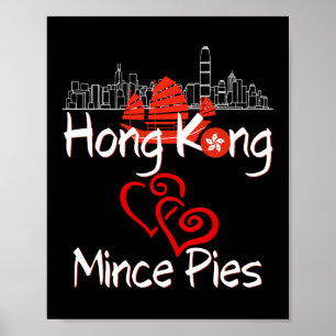 Poster Hong Kong ama as tartes das minas