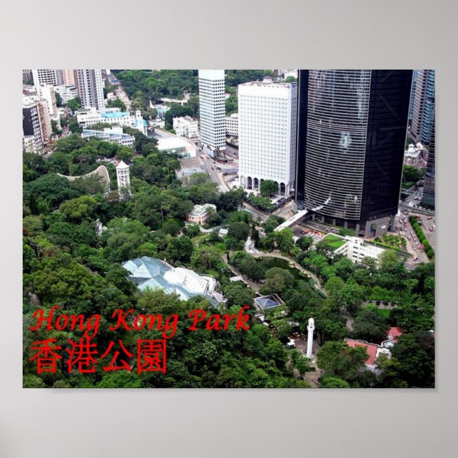 Poster Hong Kong - Park - (Frente)