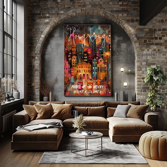 Pôster Hong Kong: Perla de Oriente (Criador carregado)