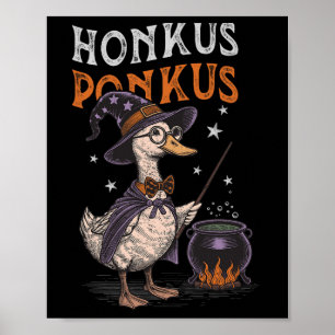 Poster Honkus Ponkus Dia de as Bruxas engraçado Witch Goo